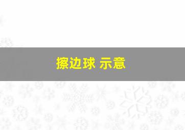 擦边球 示意